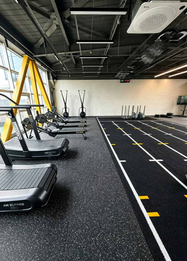 Rubber mats for residential, gym, commercial, and outdoor applications