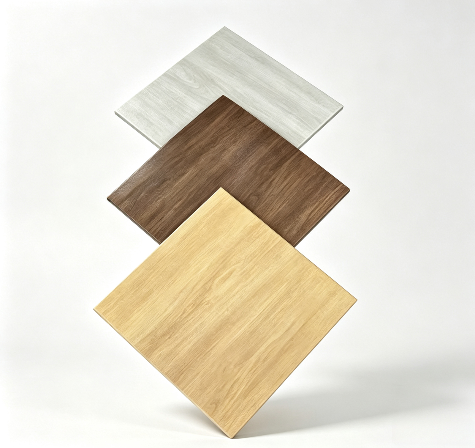 Wood‑grain Rubber Flooring Tiles