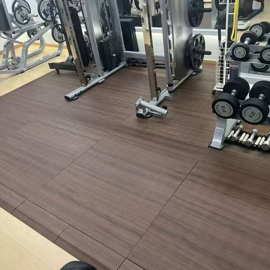 Wood‑grain Rubber Flooring Tiles - Image 5